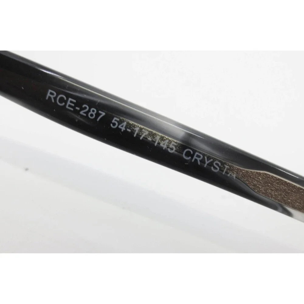 Runway Couture RCE-287 Crystal Clear Black Marble Rectangular Eyeglass Frames